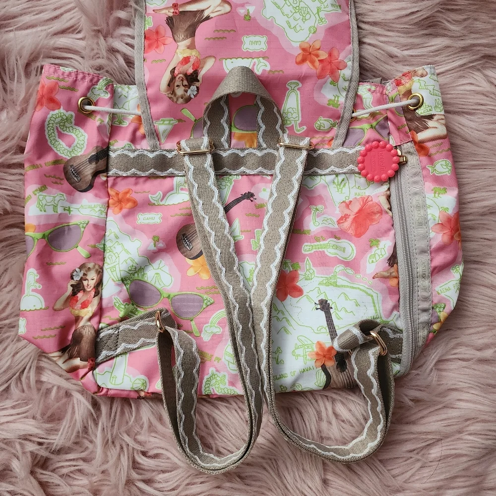 Lesportsac Benefit Hawaii limited edition small edie backpack